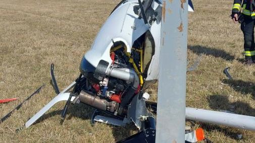 Na jihu Čech se zřítil malý vrtulník